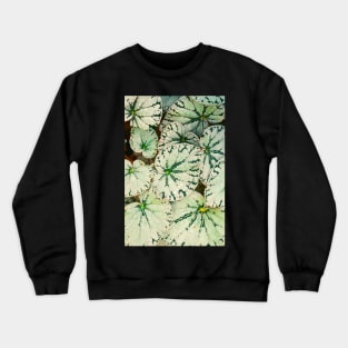 Begonia Leaves Crewneck Sweatshirt